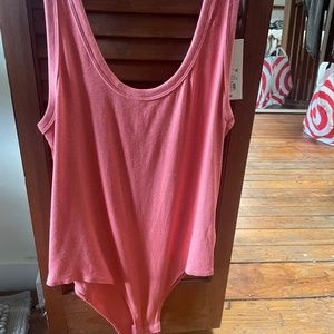 Pink Tank Bodysuit